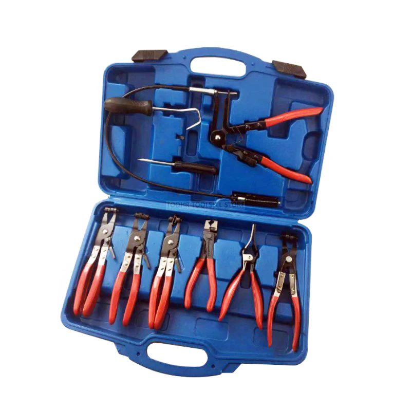9pcs Hose Clamp Plier Set Automotive Tools Pliers Kit Auto Workshop Hand Tool Flexible Long Reach Wire Plier Garage Car Repair
9pcs Hose Clamp Plier Set Automotive Tools Pliers Kit Auto Workshop Hand Tool Flexible Long Reach Wire Plier Garage Car Repair