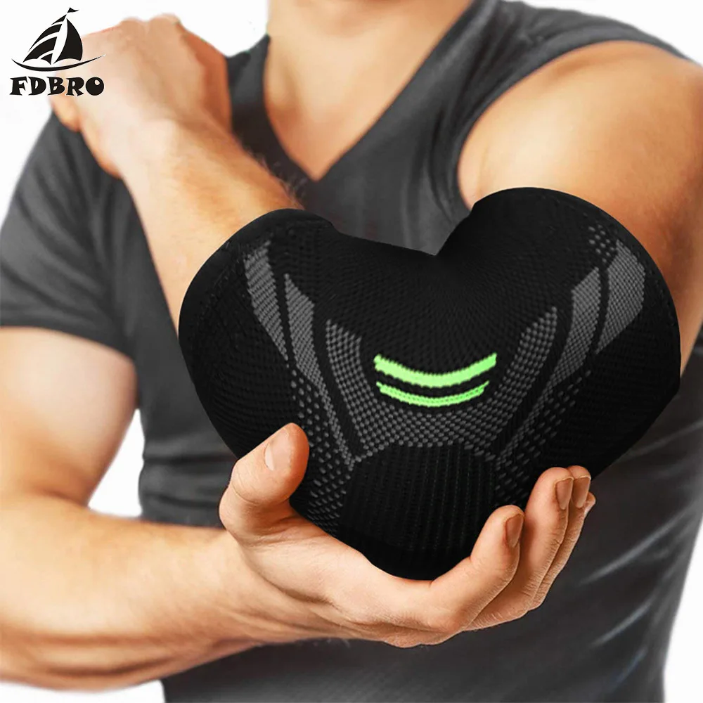 FDBRO Elbow Brace Compression Support Elbow Sleeve Pad for Tendonitis Tennis Basketball Volleyball Elbow Protector 2019 New
FDBRO Elbow Brace Compression Support Elbow Sleeve Pad for Tendonitis Tennis Basketball Volleyball Elbow Protector 2019 New