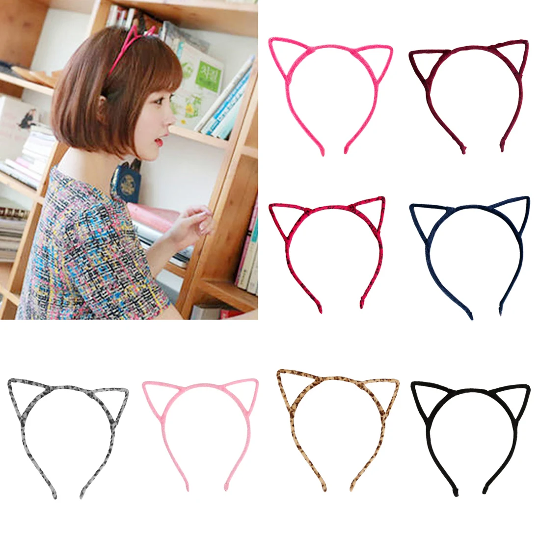 Simple wild Halloween Cute plush cat ears hairpin headband Party Props famale Headwear Headband Hair Hoop Accessories
Simple wild Halloween Cute plush cat ears hairpin headband Party Props famale Headwear Headband Hair Hoop Accessories
