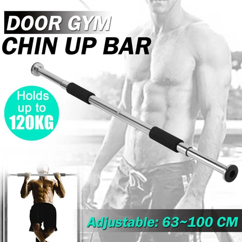 Door Chin Up Bar Portable Home Gym Doorway Pull-Up Bar with Comfortable Grips Adjustable Length Exercise Workout Fitness Tool
Door Chin Up Bar Portable Home Gym Doorway Pull-Up Bar with Comfortable Grips Adjustable Length Exercise Workout Fitness Tool