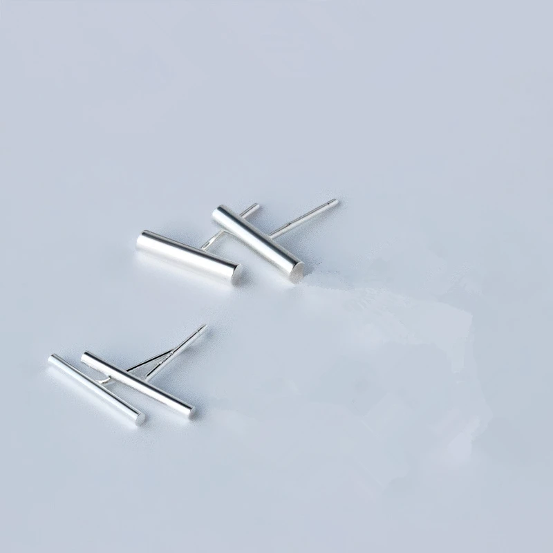 100% 925 Sterling Silver Earrings 2019 Simple Strip Stud Earrings For Women Small Earrings Silver Jewelry boucle d'oreille femme
100% 925 Sterling Silver Earrings 2019 Simple Strip Stud Earrings For Women Small Earrings Silver Jewelry boucle d'oreille femme