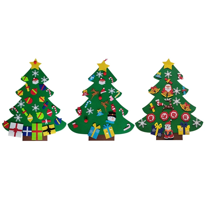 New Kids DIY Felt Christmas Tree with Ornaments Children Christmas Gifts for New Year Door Wall Hanging Xmas Decoration
New Kids DIY Felt Christmas Tree with Ornaments Children Christmas Gifts for New Year Door Wall Hanging Xmas Decoration