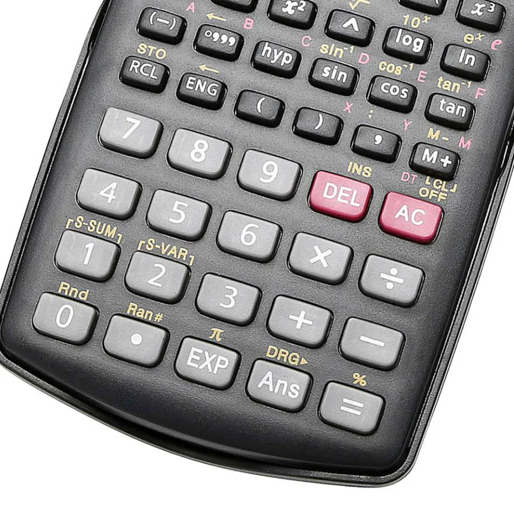 Graphic Scientific Calculator with 2 Line Display for Math Calculation Plastic Office Graphing Calculator for Students School
Graphic Scientific Calculator with 2 Line Display for Math Calculation Plastic Office Graphing Calculator for Students School