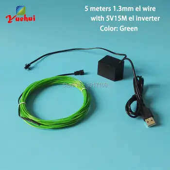 5M 5V USB Flexible EL Wire Rope tape Cable Strip Neon Glow Lights Clothing Car waterproof Party Decoration
5M 5V USB Flexible EL Wire Rope tape Cable Strip Neon Glow Lights Clothing Car waterproof Party Decoration