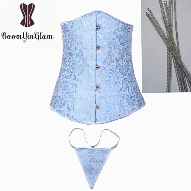 Sky Blue Women Slimming Shapewear Jacquard Waist Trainer Waist Cincher Shaper Steel Boned Corset Underbust 28333#
Sky Blue Women Slimming Shapewear Jacquard Waist Trainer Waist Cincher Shaper Steel Boned Corset Underbust 28333#