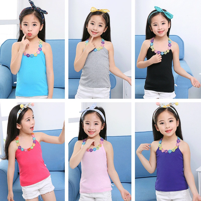 Baby Kids Clothes 2-12 Year New Summer Girls T Shirt Cotton Sleeveless Garment T Shirt For Girls Tops Tees Outwear Clothing
Baby Kids Clothes 2-12 Year New Summer Girls T Shirt Cotton Sleeveless Garment T Shirt For Girls Tops Tees Outwear Clothing