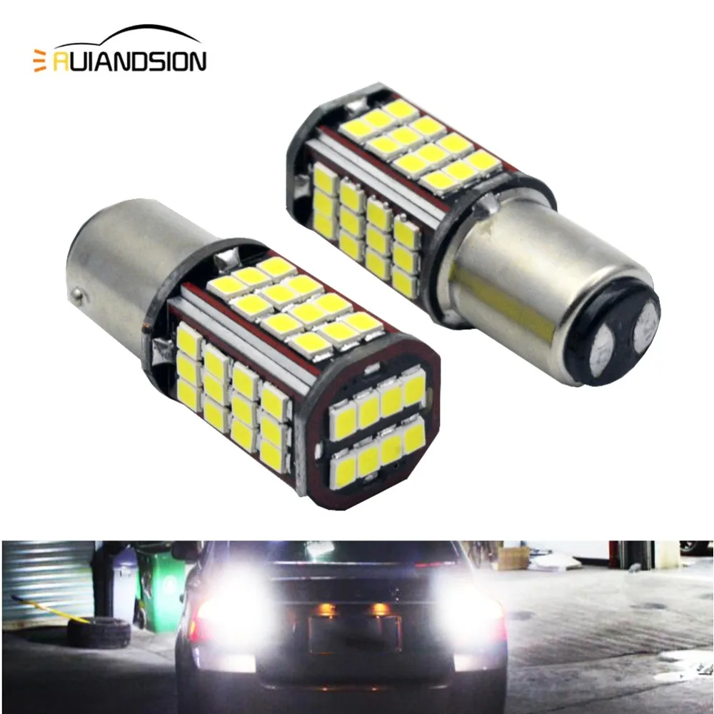 2pcs High Quality 6V 10-30V 1157 P21/5W LED Car Turn Signal Light 56 SMD 2835 Auto Rveerse Tail Brake Bulb DRL Light White
2pcs High Quality 6V 10-30V 1157 P21/5W LED Car Turn Signal Light 56 SMD 2835 Auto Rveerse Tail Brake Bulb DRL Light White