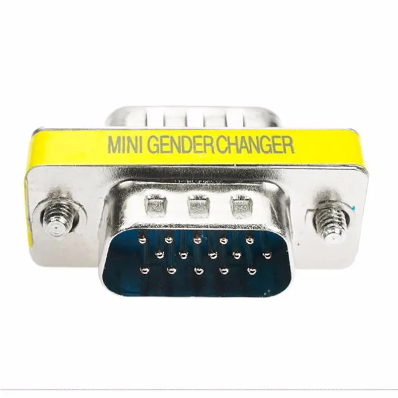 Computer Accessories 1pc 15 Pin HD15 D-Sub DB15 VGA Male to Male Gender Changer Converter Adapter Mayitr
Computer Accessories 1pc 15 Pin HD15 D-Sub DB15 VGA Male to Male Gender Changer Converter Adapter Mayitr