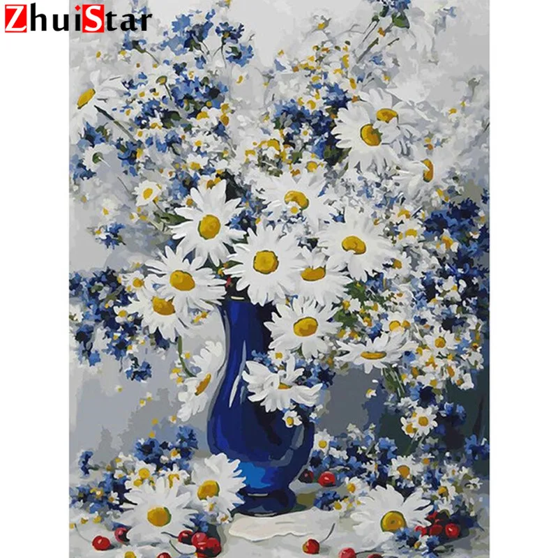 30x40cm 5D square DIY Diamond Painting vase of Daisy Diamond Embroidery Full Diamond Mosaic Needlework Crafts Home Paintings WHH
30x40cm 5D square DIY Diamond Painting vase of Daisy Diamond Embroidery Full Diamond Mosaic Needlework Crafts Home Paintings WHH