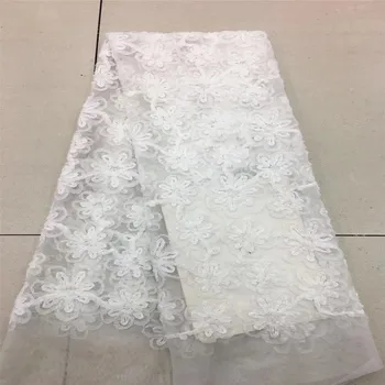 White wedding lace fabric 3D flowers french African lace fabrics for dresses beads tulle lace Nigerian fabric H62-1
White wedding lace fabric 3D flowers french African lace fabrics for dresses beads tulle lace Nigerian fabric H62-1