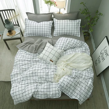 New pattern 2018 Black and white stripes Bedding Set 3/4pcs Modern fashion Duvet Cover quilt cover Bed Sheet pillow case
New pattern 2018 Black and white stripes Bedding Set 3/4pcs Modern fashion Duvet Cover quilt cover Bed Sheet pillow case
