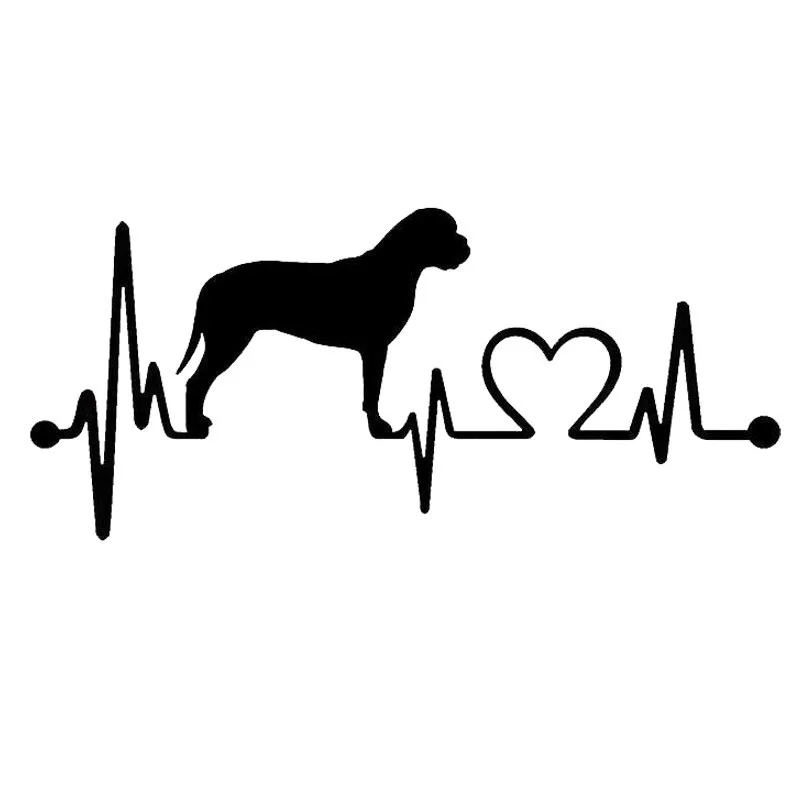 19*8.4CM Bullmastiff Heartbeat Lifeline Vinyl Decal Cute Car Stickers Car Styling Motorcycle Accessories Black/Silver S1-1277
19*8.4CM Bullmastiff Heartbeat Lifeline Vinyl Decal Cute Car Stickers Car Styling Motorcycle Accessories Black/Silver S1-1277
