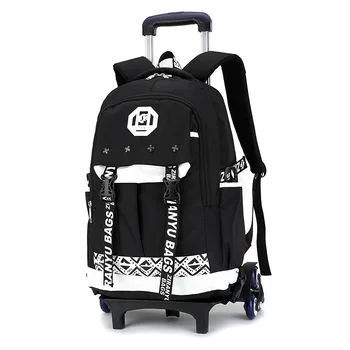 Latest Removable Children School Bags With 6 Wheels Stairs Kids boys girls Trolley Schoolbag Luggage Book Bags Wheeled Backpack
Latest Removable Children School Bags With 6 Wheels Stairs Kids boys girls Trolley Schoolbag Luggage Book Bags Wheeled Backpack