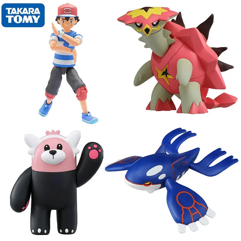 TAKARA TOMY POKEMON Japan Anime Kyogre/ Turtonator / Bewear/ Ash Ketchum Action Figure Model Toys Kawaii Model Cake Decoration
TAKARA TOMY POKEMON Japan Anime Kyogre/ Turtonator / Bewear/ Ash Ketchum Action Figure Model Toys Kawaii Model Cake Decoration