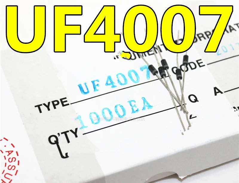 1000 шт./лот UF4007 1A 1000V DO 41 в наличии лучшее качество|Импульсный источник питания| |