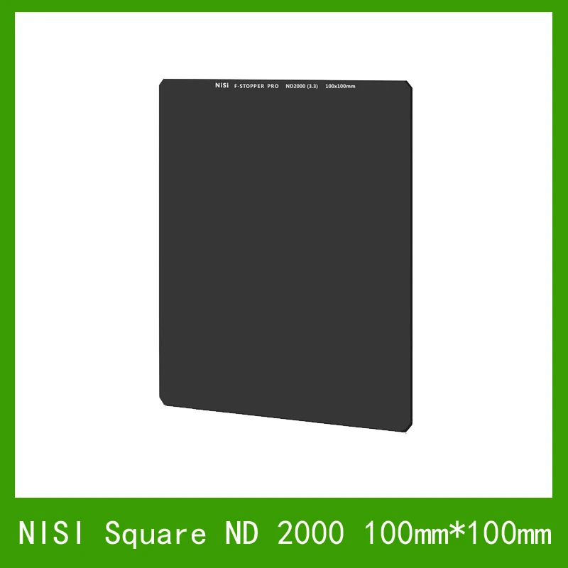 

NiSi square ND filter 100*100mm nd2000/Square Neutral Density filter/11 Stop Optical Glass ND3.3/for digital camera lens