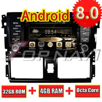 Topnavi 7'' Octa Core Android 8.0 Car DVD Player for TOYOTA VIOS/YARIS Sedan 2013-/Third generation Radio Stereo Video GPS Navi
Topnavi 7'' Octa Core Android 8.0 Car DVD Player for TOYOTA VIOS/YARIS Sedan 2013-/Third generation Radio Stereo Video GPS Navi
