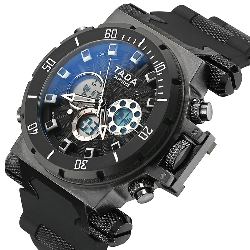 Fashion Luxury Brand Men Sport Watches Mens Military Watch Quartz Rubber LED Analog Clock Man Waterproof Watch reloj hombre 2019
Fashion Luxury Brand Men Sport Watches Mens Military Watch Quartz Rubber LED Analog Clock Man Waterproof Watch reloj hombre 2019