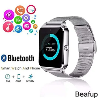Smart Watch with SIM Card Slot Fitness Watch Camera Call SMS Remind Sleep Monitor Pedometer for Andorid and ios Z60
Smart Watch with SIM Card Slot Fitness Watch Camera Call SMS Remind Sleep Monitor Pedometer for Andorid and ios Z60