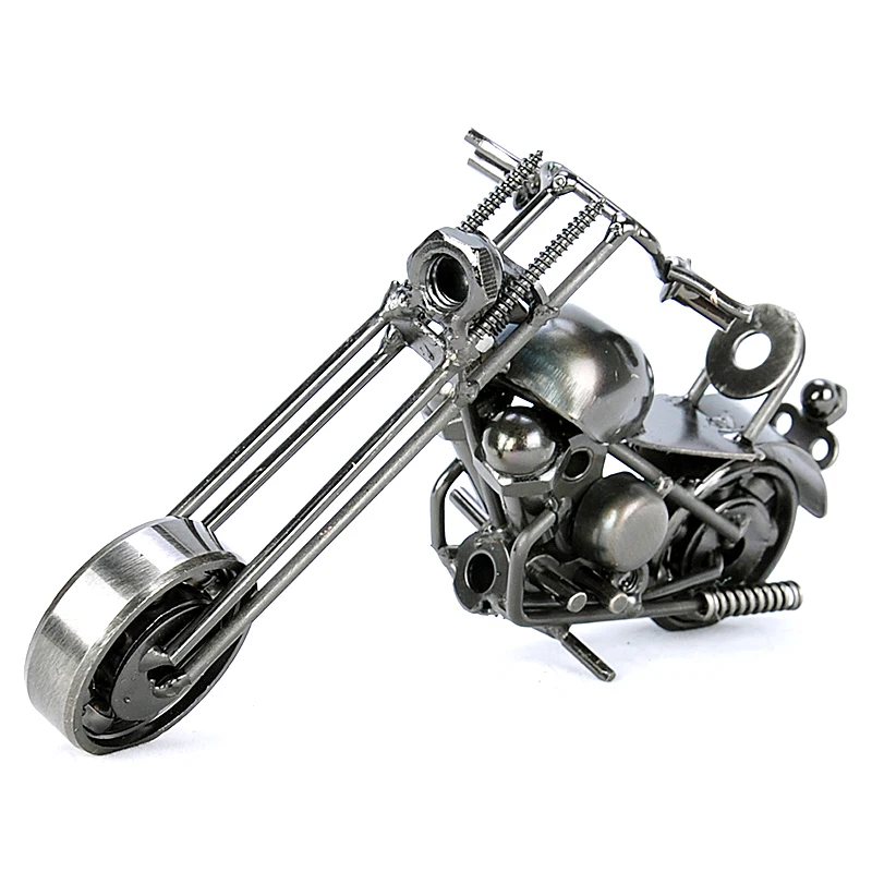 Welding craft Iron Handmade Creativity Motorcycle Model Crafts Decoration Props Souvenir Boy Gift Kids Toy Home Office Decor
Welding craft Iron Handmade Creativity Motorcycle Model Crafts Decoration Props Souvenir Boy Gift Kids Toy Home Office Decor