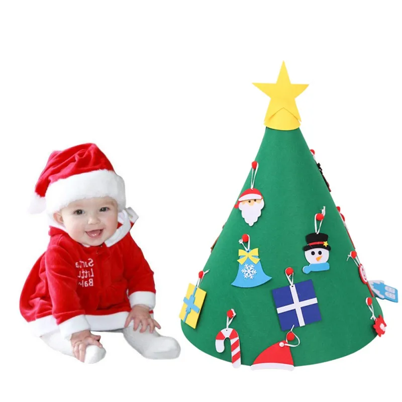 3D DIY Felt Toddler Christmas Tree New Year Kids Gifts Toys Artificial Tree Xmas Home Decoration Hanging Ornaments
3D DIY Felt Toddler Christmas Tree New Year Kids Gifts Toys Artificial Tree Xmas Home Decoration Hanging Ornaments