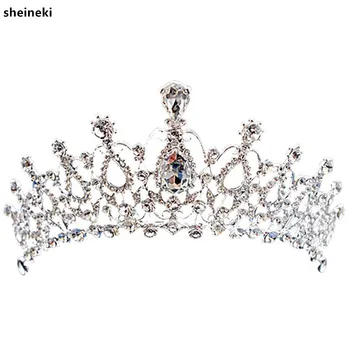 Hot Charm Crystal Tiaras Hair Jewelry and Crowns Bride Bridal Wedding Tiara Crown Headband Wedding Bridal Hair Accessories
Hot Charm Crystal Tiaras Hair Jewelry and Crowns Bride Bridal Wedding Tiara Crown Headband Wedding Bridal Hair Accessories