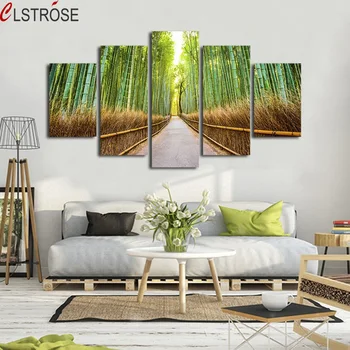 CLSTROSE HD Prints Poster Modular Canvas Pictures 5 Pcs Footpath Bamboo Forest Scenery Paintings Home Decor Room Modern Wall Art
CLSTROSE HD Prints Poster Modular Canvas Pictures 5 Pcs Footpath Bamboo Forest Scenery Paintings Home Decor Room Modern Wall Art
