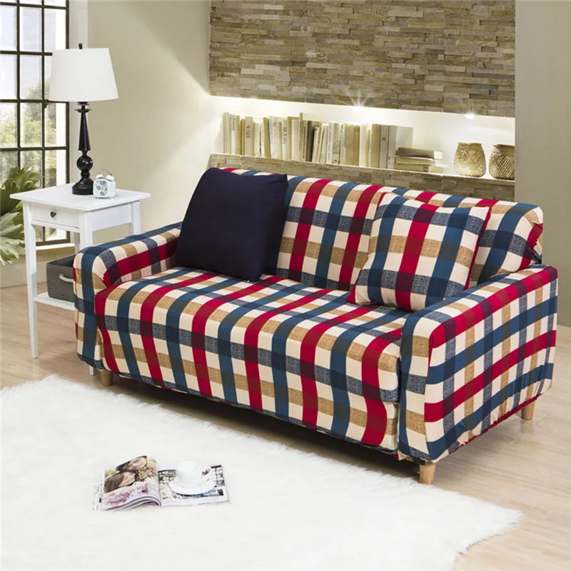 Image tight wrap all inclusive slipcover sofa cover polyester soft Stretch sofa universal covers Furniture covers cover