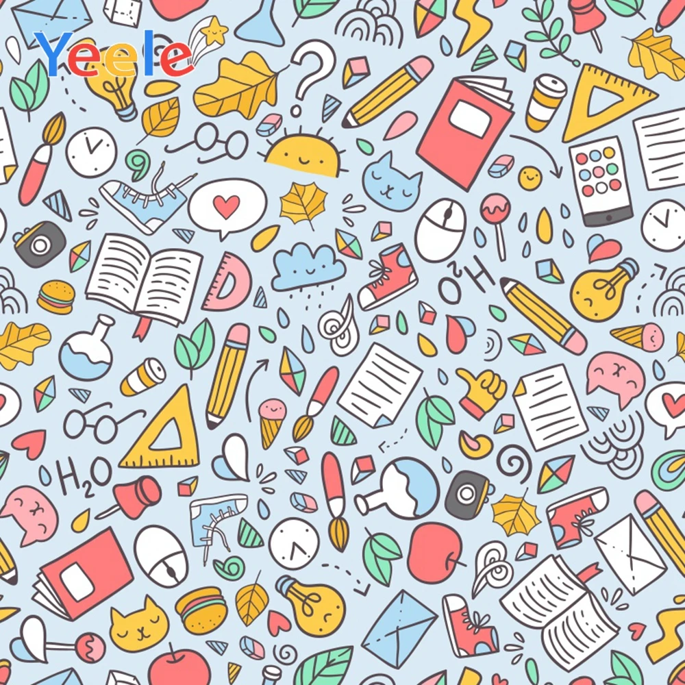 Yeele Cartoon Seamless Learning Stationery Background Wall Photography Poster Scene Child Photographic Backdrop For Photo Studio
Yeele Cartoon Seamless Learning Stationery Background Wall Photography Poster Scene Child Photographic Backdrop For Photo Studio