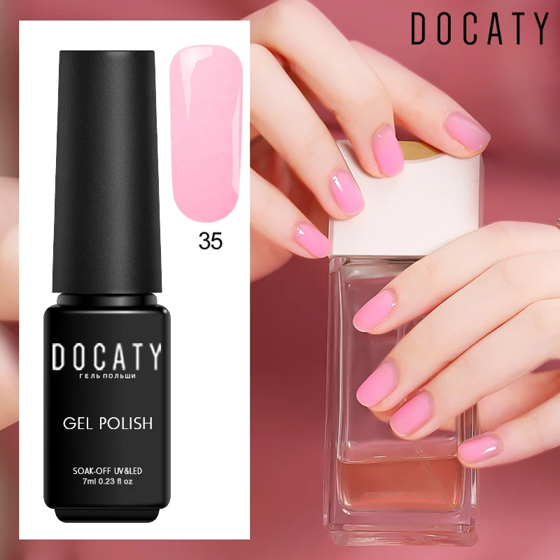Docaty 7Ml Lucky Color UV Gel Nail Polish Colorful Varnishes Semi Permanent UV Hybrid Gel Varnish Soak Off Nail Art Primer
Docaty 7Ml Lucky Color UV Gel Nail Polish Colorful Varnishes Semi Permanent UV Hybrid Gel Varnish Soak Off Nail Art Primer