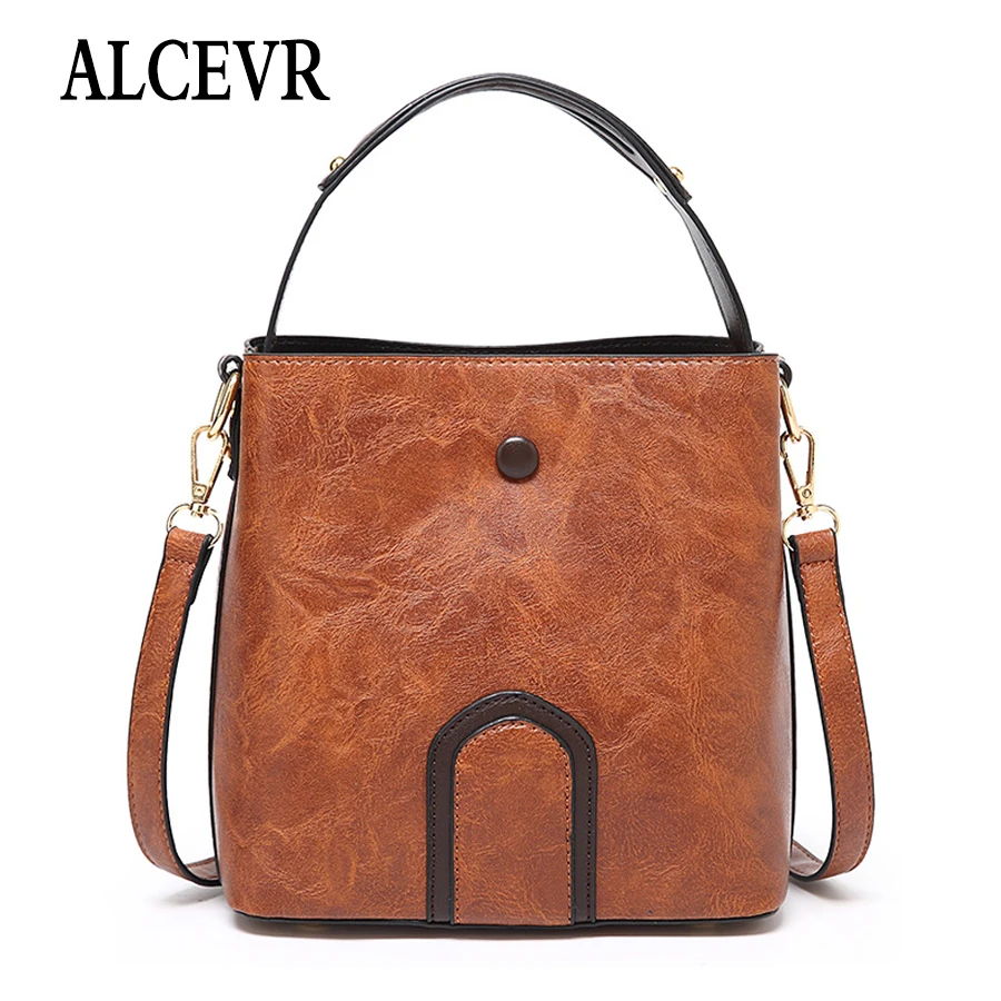ALCEVR Fashion Female Handbag Vintage Bucket Bag Shoulder Women's Handbag Large Capacity Girl Handbag Casual Style Messenger Bag
ALCEVR Fashion Female Handbag Vintage Bucket Bag Shoulder Women's Handbag Large Capacity Girl Handbag Casual Style Messenger Bag