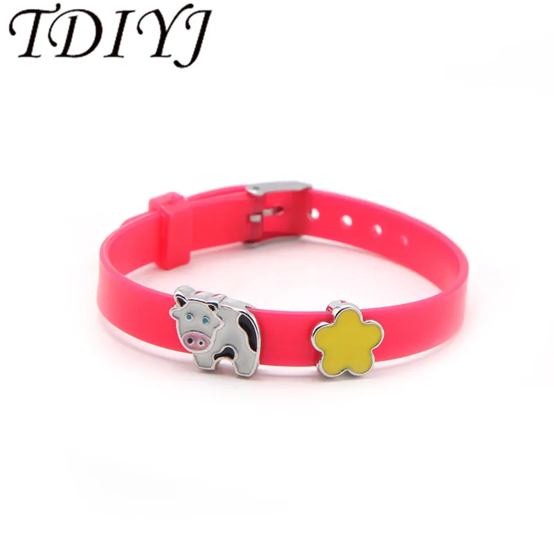 TDIYJ Keeper Red 8MM Silicone Bracelet Summer Cow Yellow Flower Children Personalized DIY Keeper Slide Charms 1Set
TDIYJ Keeper Red 8MM Silicone Bracelet Summer Cow Yellow Flower Children Personalized DIY Keeper Slide Charms 1Set