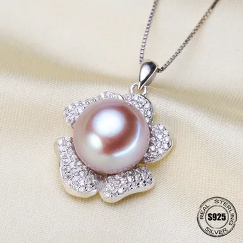 Fashion S925 Silver Pearl Necklace Pendant Woman DIY Accessories Semi-finished Parts Fittings Mountings Products Jewelry Making
Fashion S925 Silver Pearl Necklace Pendant Woman DIY Accessories Semi-finished Parts Fittings Mountings Products Jewelry Making