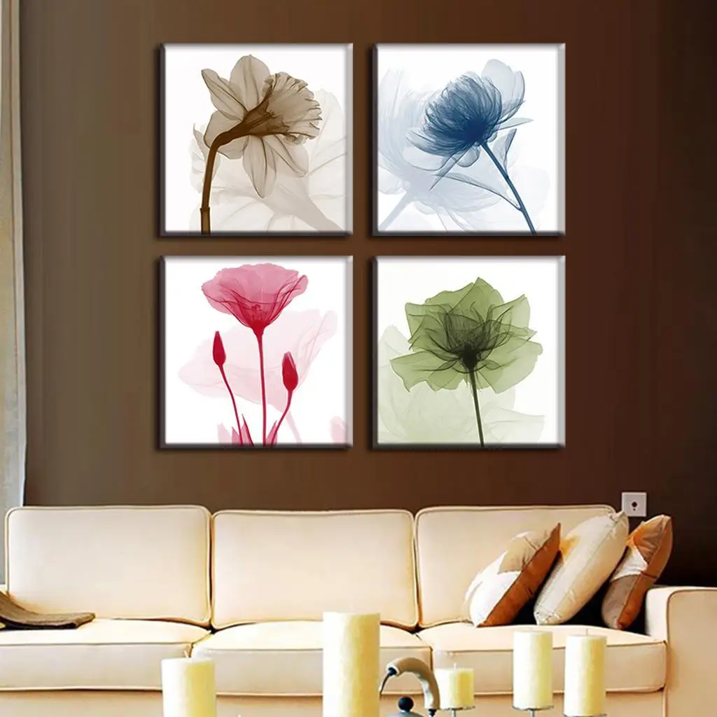 4 Pcs/Set Abstract Flower Painting Prints On Canvas Retro Classical Colorful Flower Wall Picture Home Decor
4 Pcs/Set Abstract Flower Painting Prints On Canvas Retro Classical Colorful Flower Wall Picture Home Decor