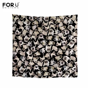 FORUDESIGNS Funny 3D Pug Dog/Puppy Print Woman Man Square Silk Bandanas Cute Pattern Hair Accessories for Girls Headbands Scarf
FORUDESIGNS Funny 3D Pug Dog/Puppy Print Woman Man Square Silk Bandanas Cute Pattern Hair Accessories for Girls Headbands Scarf