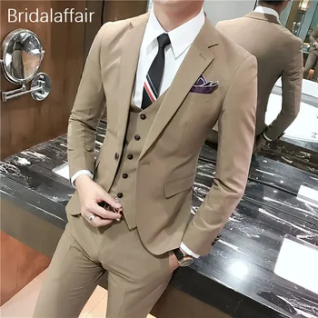 Wonderful Tailored Men Suit 2018 Slim Fit 3Pcs Tuxedo Groom Wedding Prom Suits Formal Blazer Terno Masculino (Jacket+Pants+Vest)
Wonderful Tailored Men Suit 2018 Slim Fit 3Pcs Tuxedo Groom Wedding Prom Suits Formal Blazer Terno Masculino (Jacket+Pants+Vest)