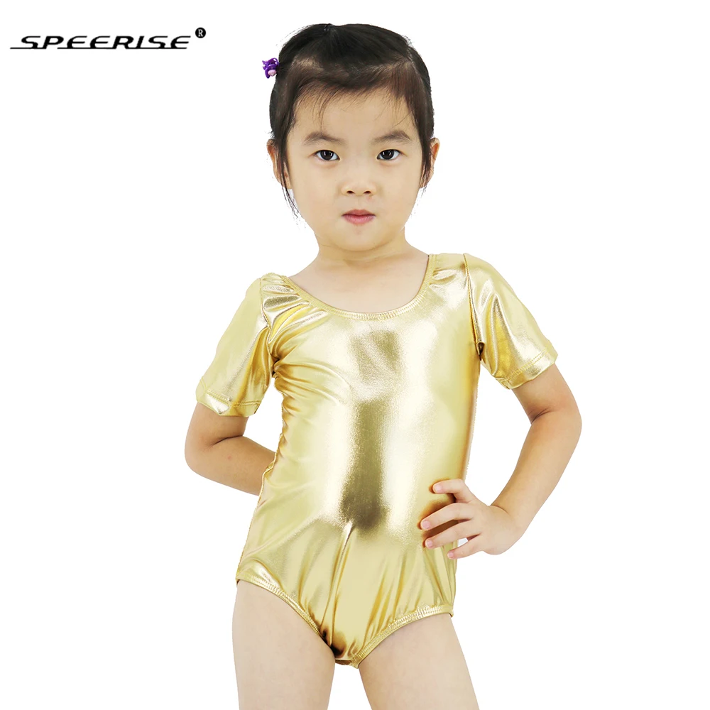 Speerise Ballet Leotard For Girls Metallic Gymnastics Playsuit Shorts Sleeve Gold Leotards Spandex Costume Kids Dance Unitard
Speerise Ballet Leotard For Girls Metallic Gymnastics Playsuit Shorts Sleeve Gold Leotards Spandex Costume Kids Dance Unitard