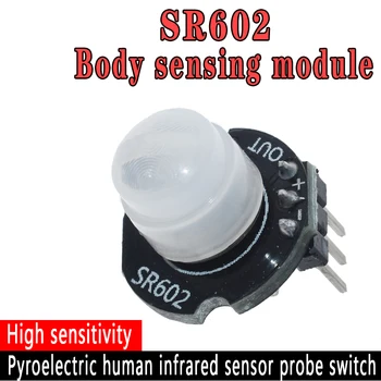 WAVGAT MINI Motion Sensor Detector Module SR602 Pyroelectric Infrared PIR kit sensory switch Bracket for arduino Diy With lens
WAVGAT MINI Motion Sensor Detector Module SR602 Pyroelectric Infrared PIR kit sensory switch Bracket for arduino Diy With lens