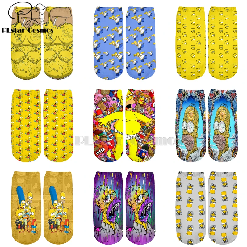 PLstar Cosmos Anime Simpsons socks Cartoon Socks 3d socks Colorful Warm Cartoon Short Ankle Socks Simpsons family socks-3
PLstar Cosmos Anime Simpsons socks Cartoon Socks 3d socks Colorful Warm Cartoon Short Ankle Socks Simpsons family socks-3