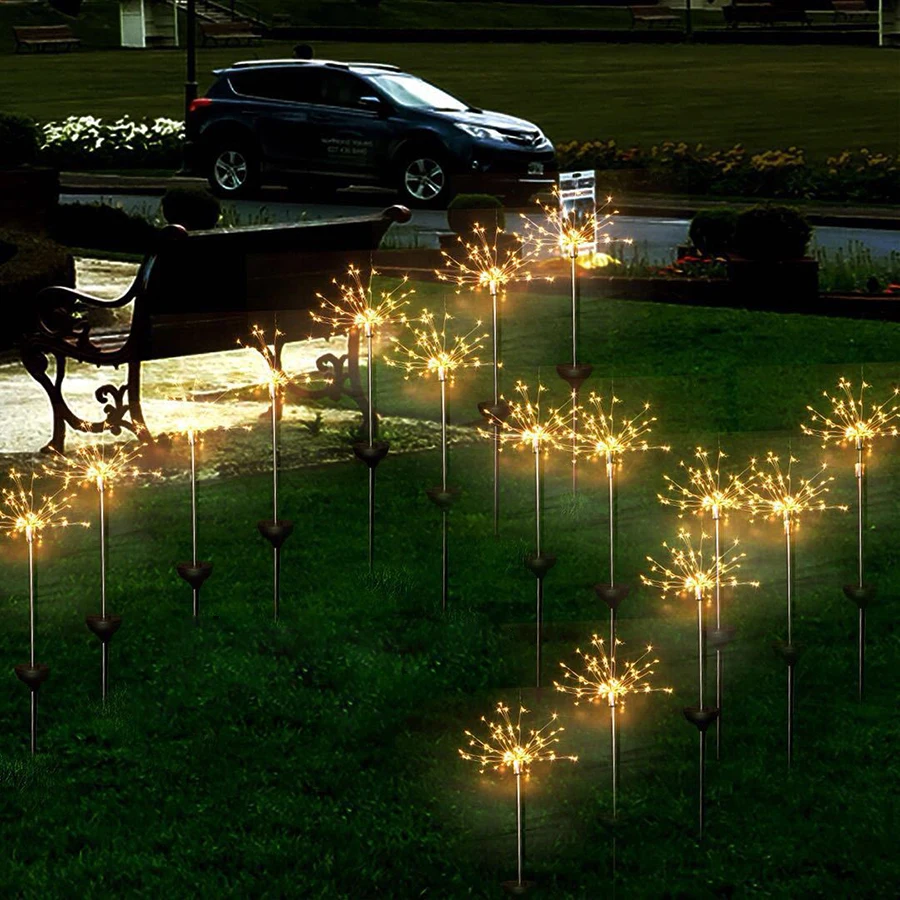 Waterproof Solar Powered 90leds 150leds Copper wire Starburst Firework LED String Light Outdoor Christmas Holiday Decor Lights
Waterproof Solar Powered 90leds 150leds Copper wire Starburst Firework LED String Light Outdoor Christmas Holiday Decor Lights
