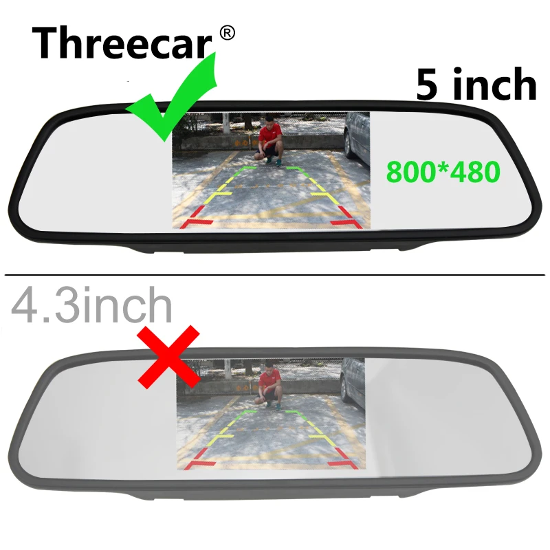5 Inch HD Rear View Car Interior Mirror Monitor 2CH Video Input High Resolution 800*480 DC 12V Angle Car Rearview Mirror Monitor
5 Inch HD Rear View Car Interior Mirror Monitor 2CH Video Input High Resolution 800*480 DC 12V Angle Car Rearview Mirror Monitor