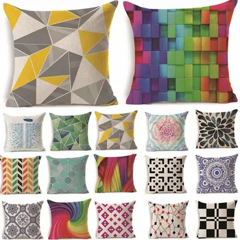 Geometric Cotton Linen Cushion Cover Throw Pillow Home Sofa Decorative Pillowcase 40229
Geometric Cotton Linen Cushion Cover Throw Pillow Home Sofa Decorative Pillowcase 40229