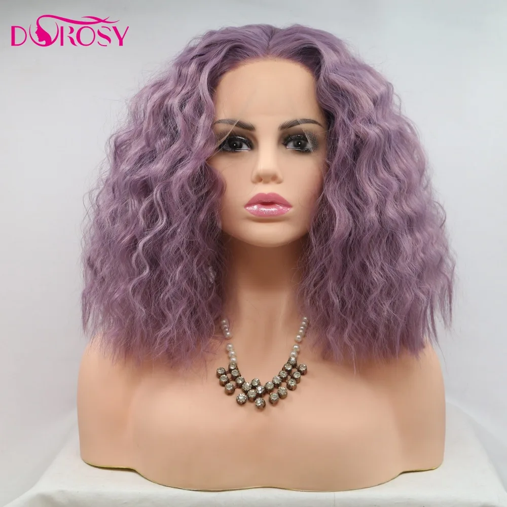 DOROSY HAIR High Temperature Perruque Peruca Short Water Wave Bob Wigs Purple Color Synthetic Lace Front Wig For Women Cosplay
DOROSY HAIR High Temperature Perruque Peruca Short Water Wave Bob Wigs Purple Color Synthetic Lace Front Wig For Women Cosplay