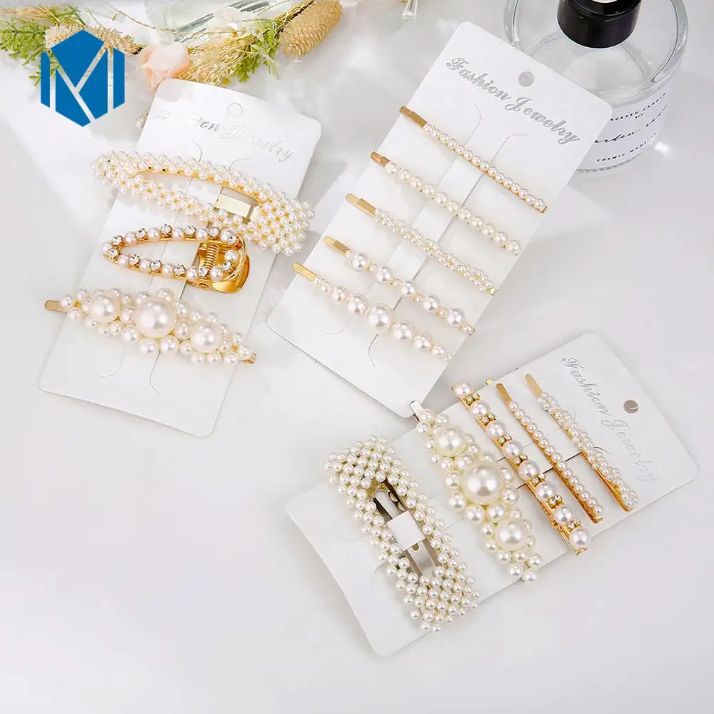 M MISM 1Set Korean Round Bow Pearl Geometric Sweet Alloy Hair Clips for Women Girls Hairpins Headband Barrettes Hair Accessories
M MISM 1Set Korean Round Bow Pearl Geometric Sweet Alloy Hair Clips for Women Girls Hairpins Headband Barrettes Hair Accessories