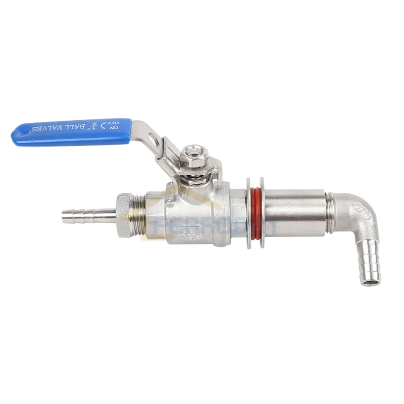 Stainless Steel homebrew Kettle Valve Kit w/barb, 1/2"NPT, 1/2"Bar ,bulkhead fitting For Home brew Beer Kettle Pot
Stainless Steel homebrew Kettle Valve Kit w/barb, 1/2"NPT, 1/2"Bar ,bulkhead fitting For Home brew Beer Kettle Pot
