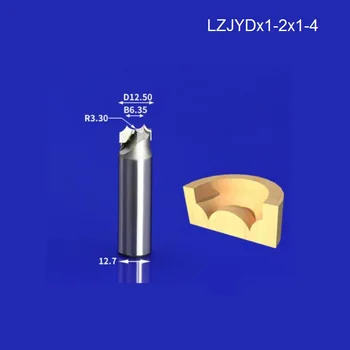 1pc Pearl Gold Round Over Bit CNC Engraving Router Bit Mill Cutter Shank 1/2*1/4 (6.35mm)
1pc Pearl Gold Round Over Bit CNC Engraving Router Bit Mill Cutter Shank 1/2*1/4 (6.35mm)