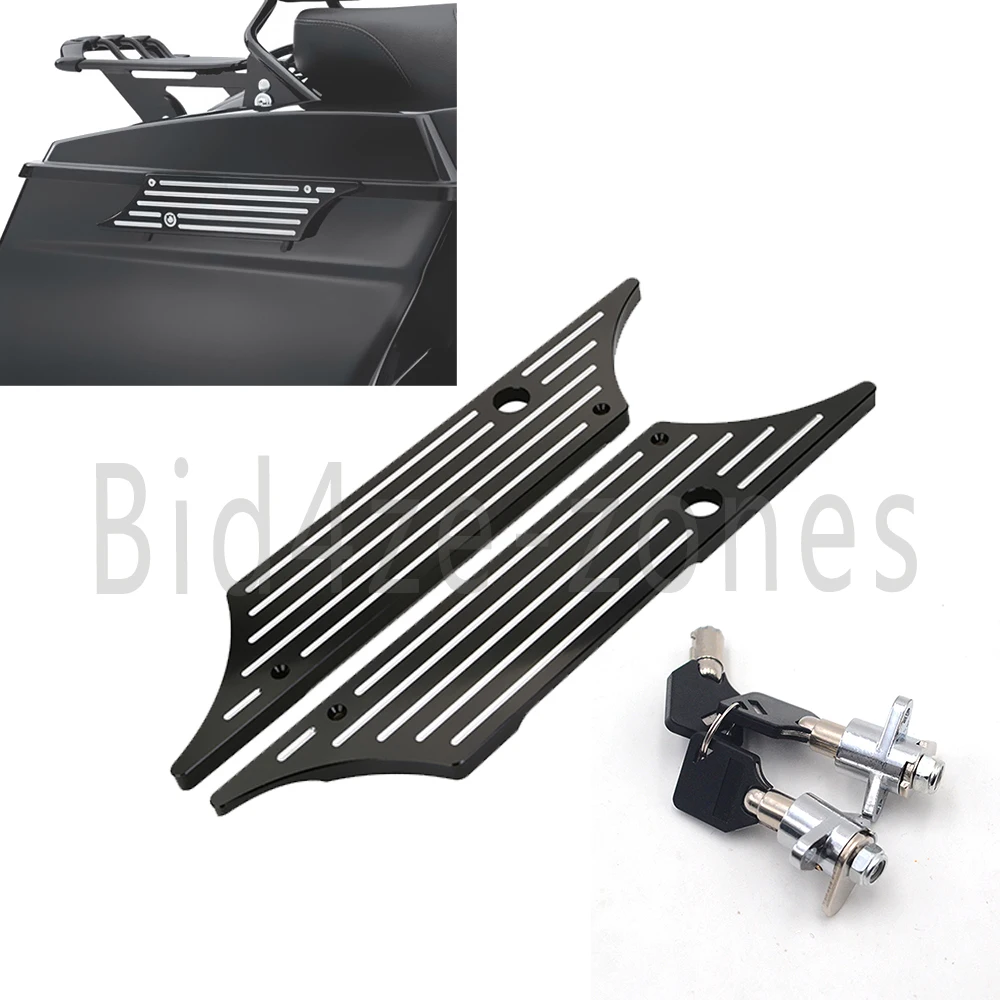 Motorcycle Black/Chrome Saddlebag Lock & Keys Set Billet Saddle bag Latch Cover For Harley Touring Electra Street Glide 93-13
Motorcycle Black/Chrome Saddlebag Lock & Keys Set Billet Saddle bag Latch Cover For Harley Touring Electra Street Glide 93-13