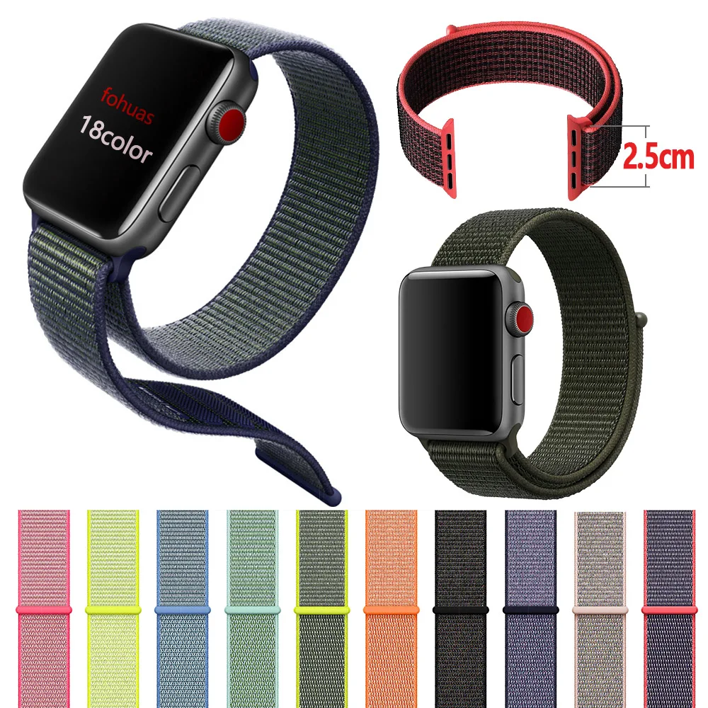 upgrade Sport loop for apple watch series 5 4 3 2 1 band strap for iwatch 44mm 40mm 38mm 42mm double-layer woven nylon breathabe
upgrade Sport loop for apple watch series 5 4 3 2 1 band strap for iwatch 44mm 40mm 38mm 42mm double-layer woven nylon breathabe