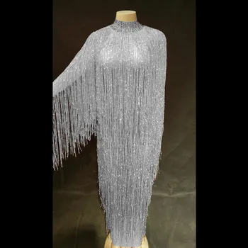 Bright Red Crystals Long Tassel Dress Female Singer Fringe Stage Performance Dance Wear Prom Party Ds Sexy Skinny Costume DJ DS
Bright Red Crystals Long Tassel Dress Female Singer Fringe Stage Performance Dance Wear Prom Party Ds Sexy Skinny Costume DJ DS