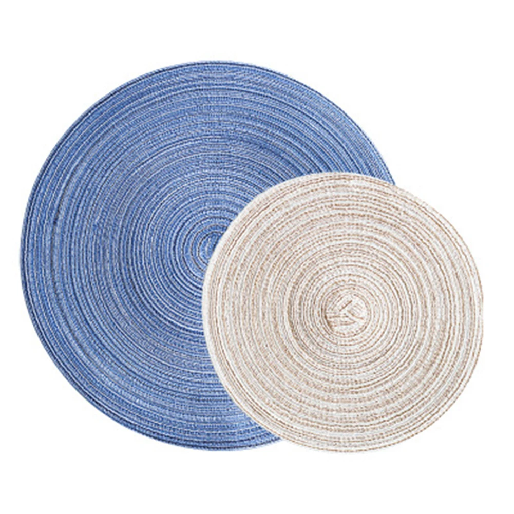 Home Heat Insulation Decorative Table Mat Tableware Pad Ramie Coasters Placemat Round Kitchen Accessories
Home Heat Insulation Decorative Table Mat Tableware Pad Ramie Coasters Placemat Round Kitchen Accessories